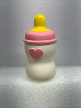 Luvabella Replacement Bottle Girl Doll Baby Pink Heart 3.5”